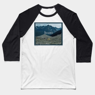 Idaho Poster Art Baseball T-Shirt